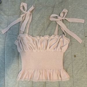 Wilfred Pink Bustier Style Top